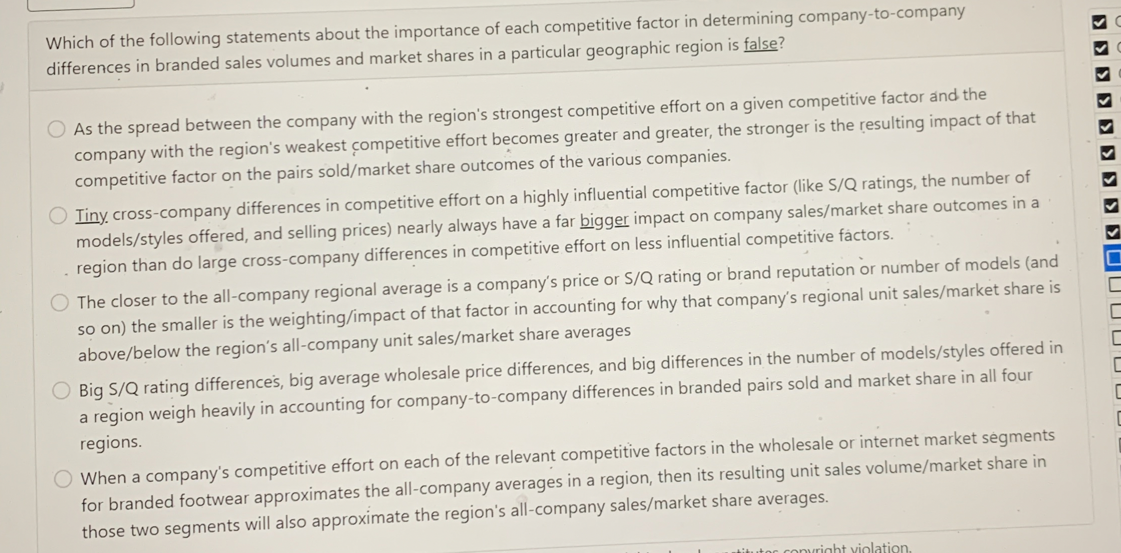  Tiny. cross-company differences in competitive effort on a highly influential competitive