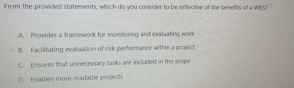  From the provided statements, which do you consider to be reflective