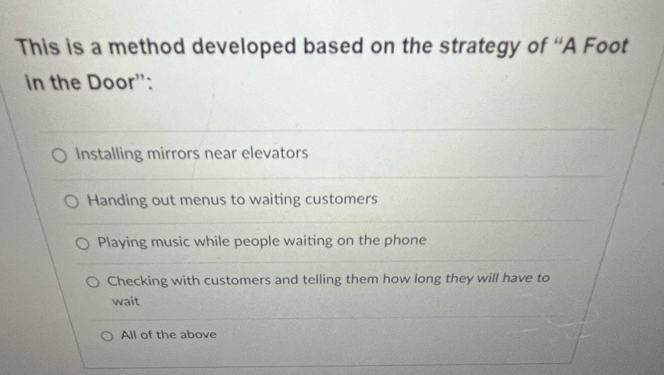  This is a method developed based on the strategy of "A