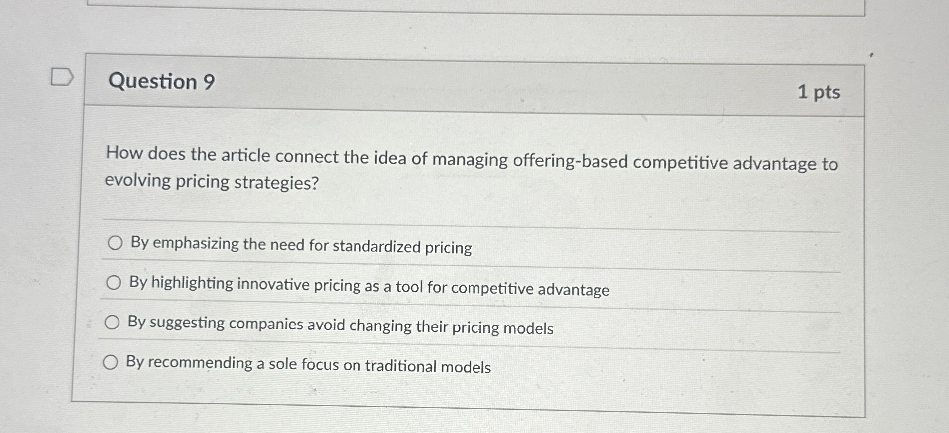  Question 9 How does the article connect the idea of managing