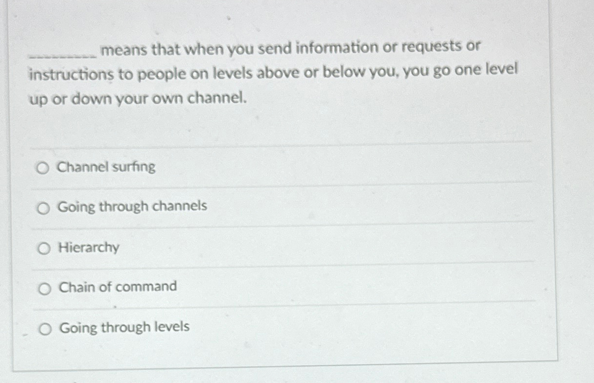  q, means that when you send information or requests or instructions