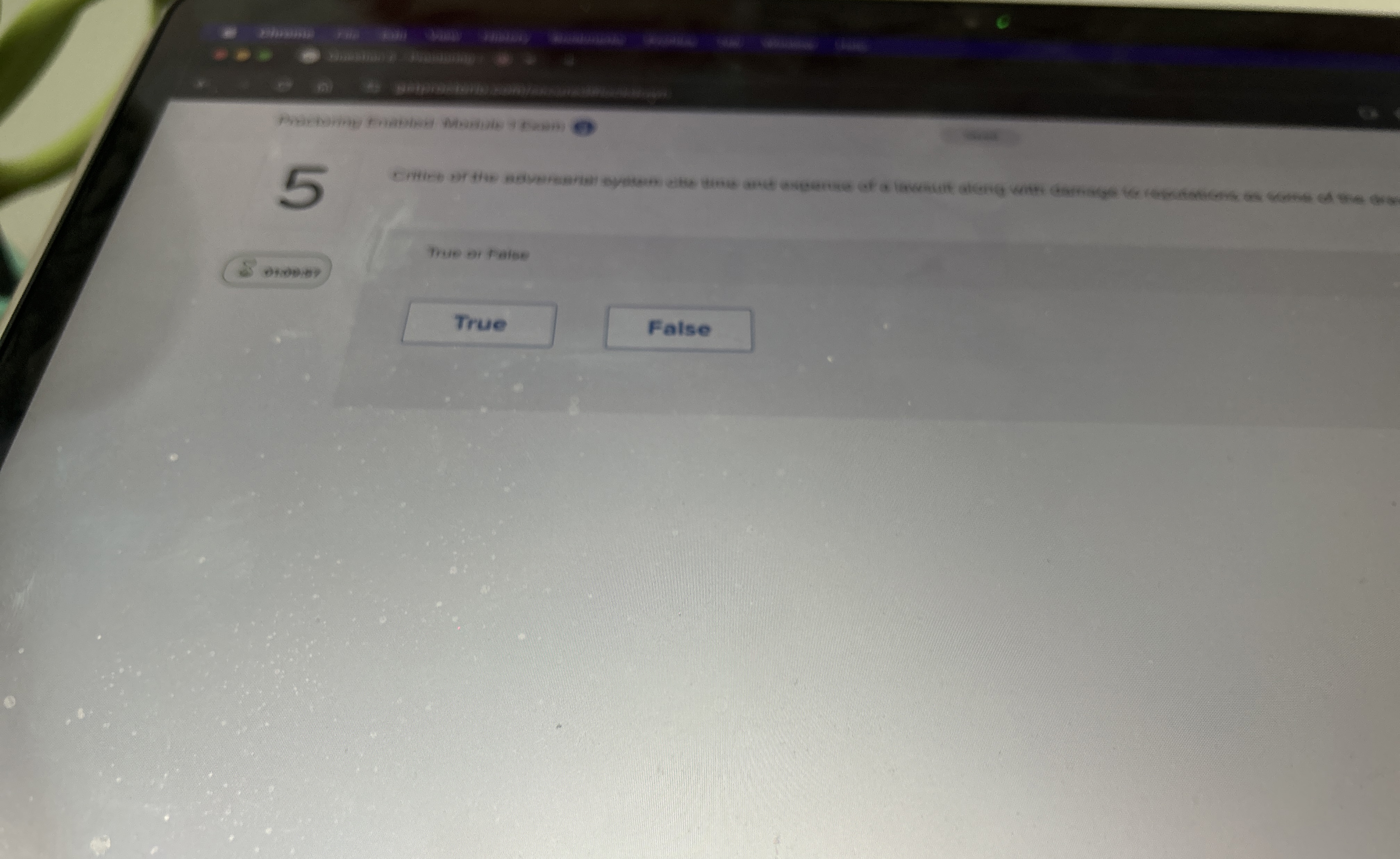  Multiple Choice Question A case that involves negligence was brought before