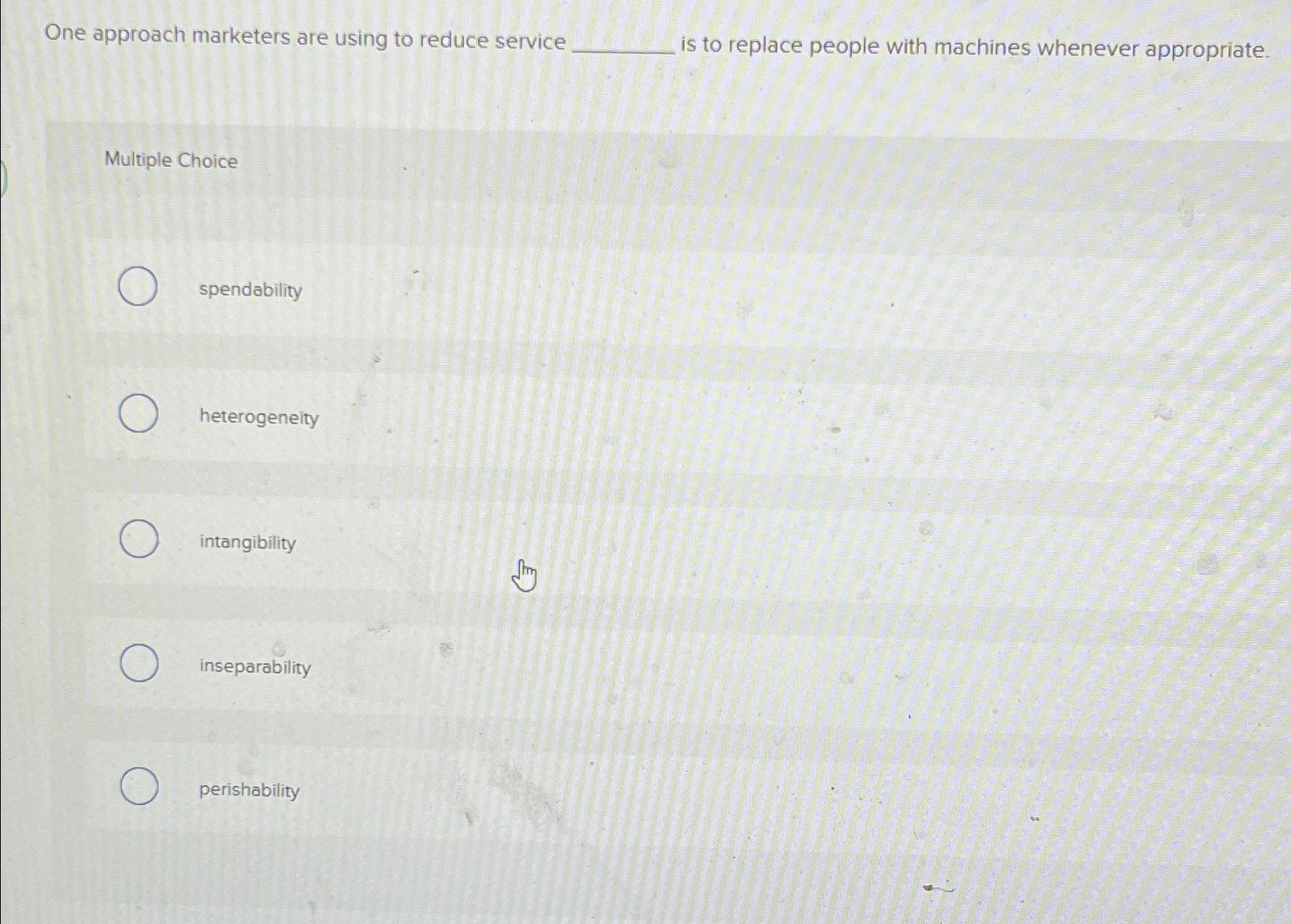 One approach marketers are using to reduce service s to replace