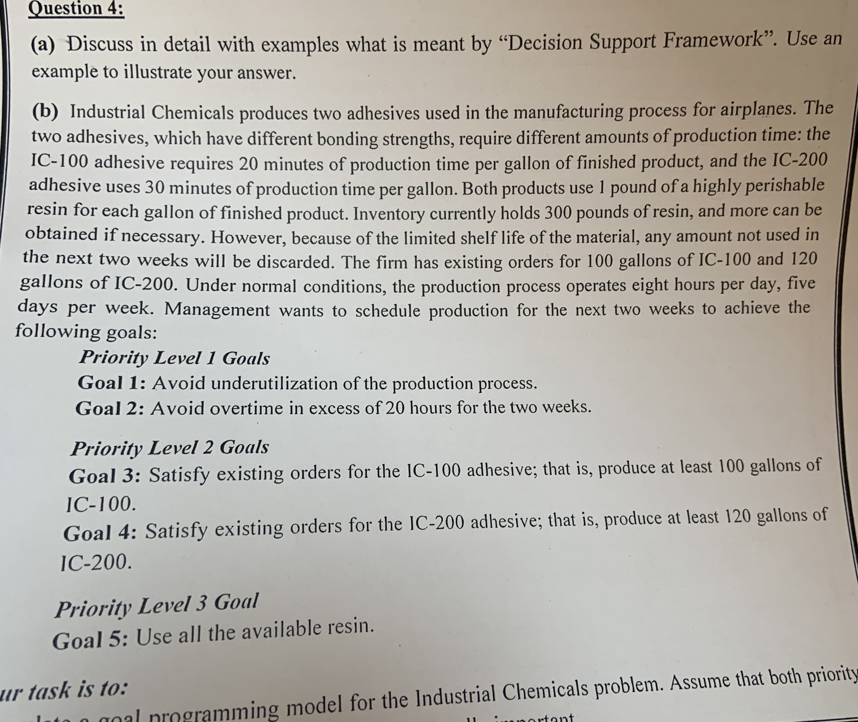  Question 4: (a) Discuss in detail with examples what is meant