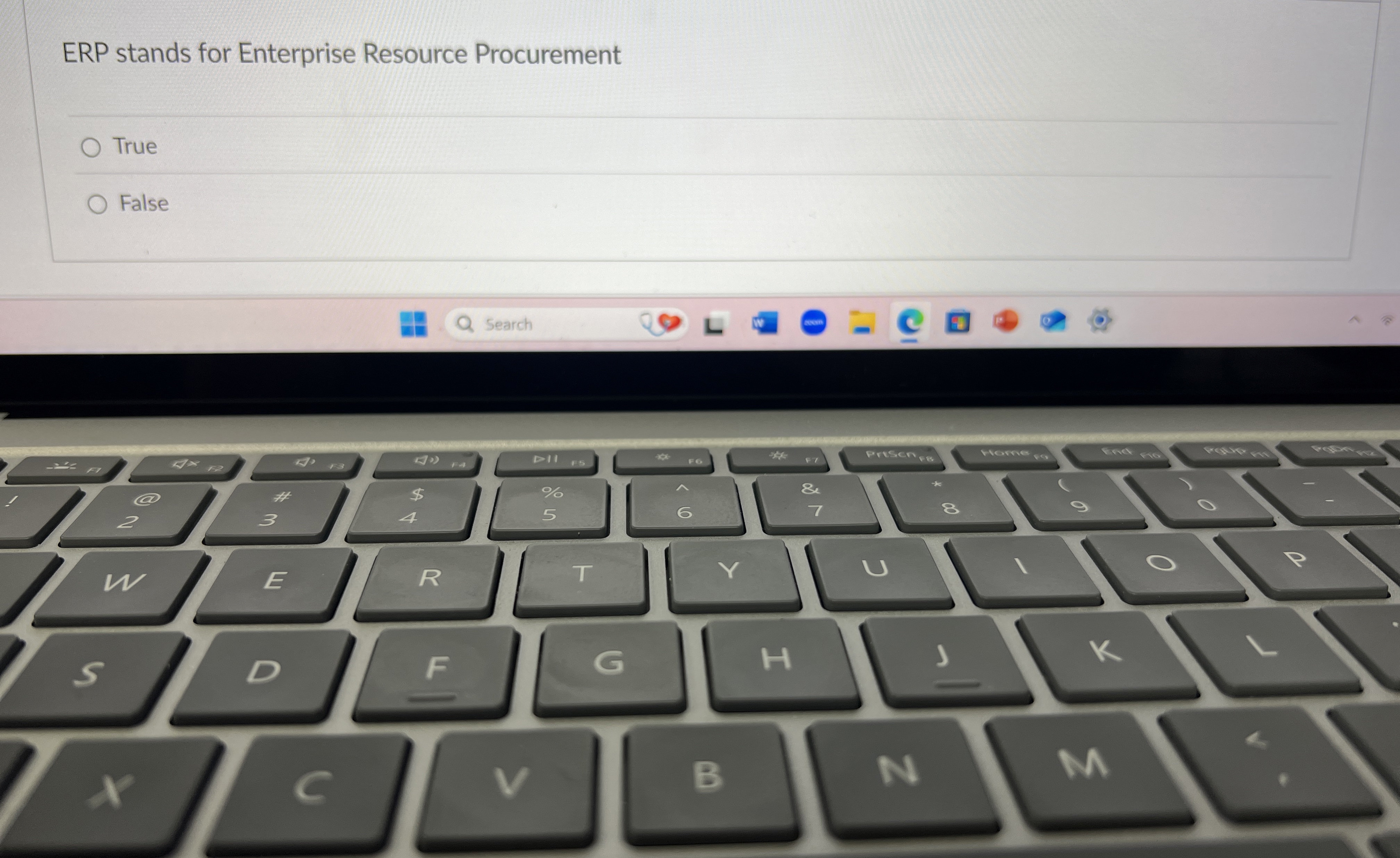  ERP stands for Enterprise Resource Procurement True False 