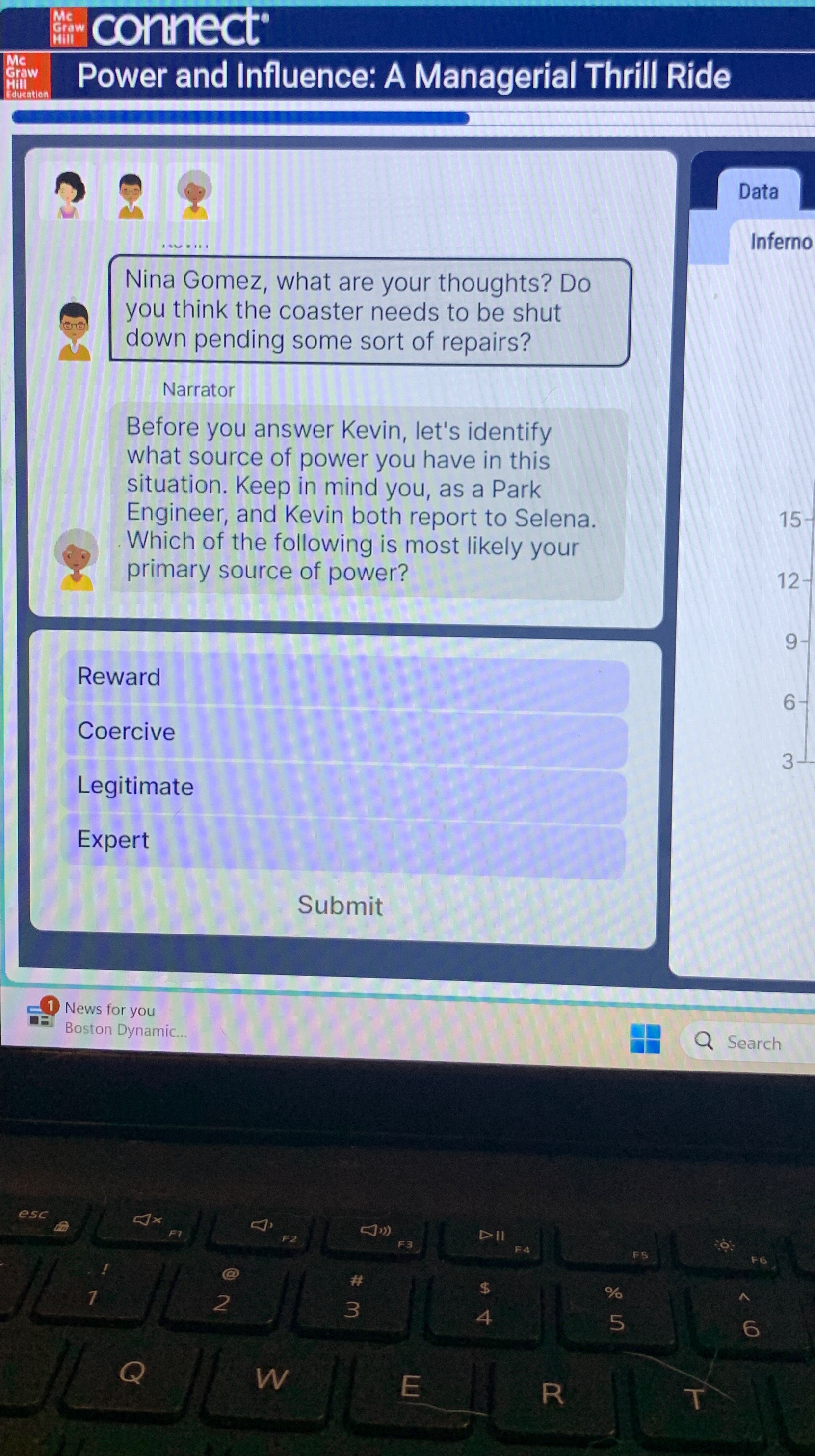  connect ?bar(Mc) Graw Power and Influence: A Managerial Thrill Ride 3