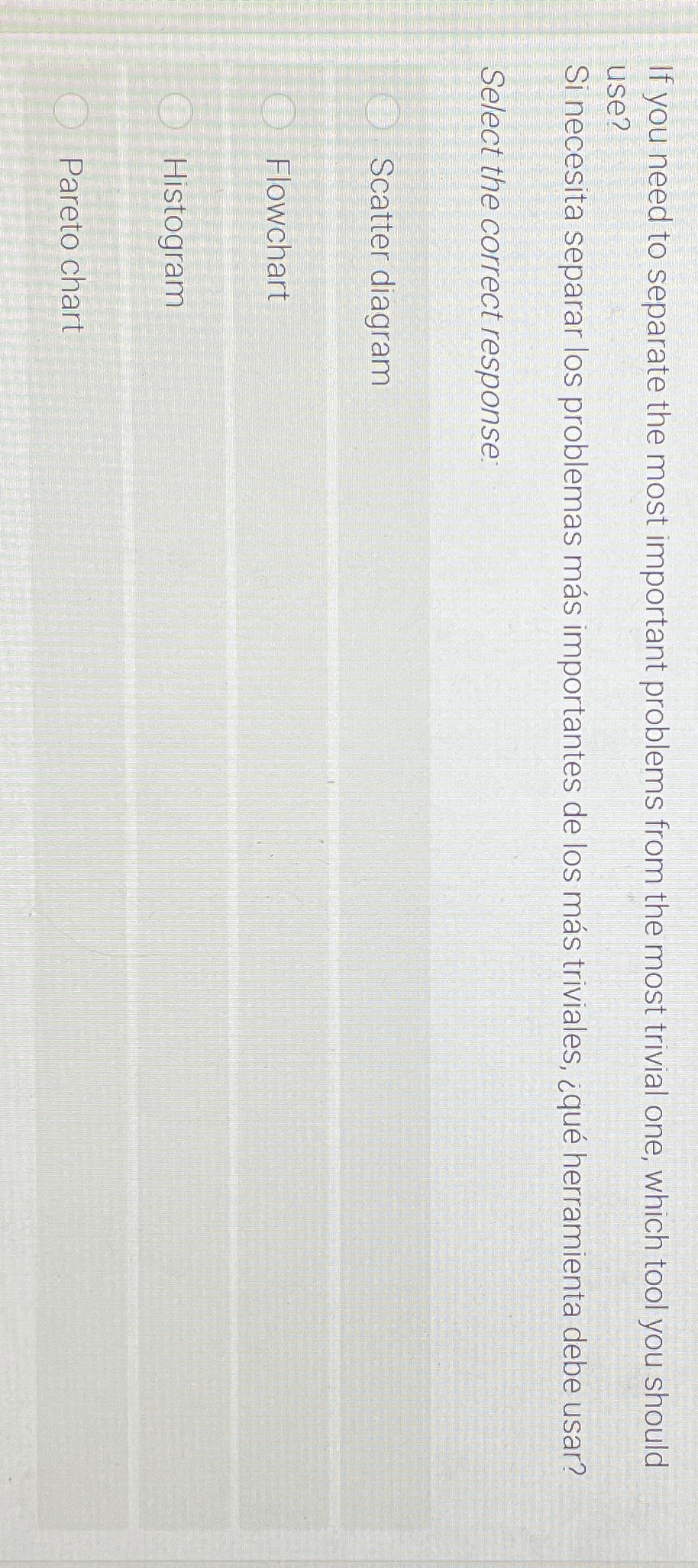  If you need to separate the most important problems from the