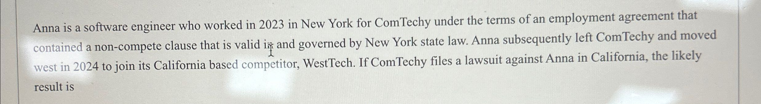  Anna is a software engineer who worked in 2023 in New