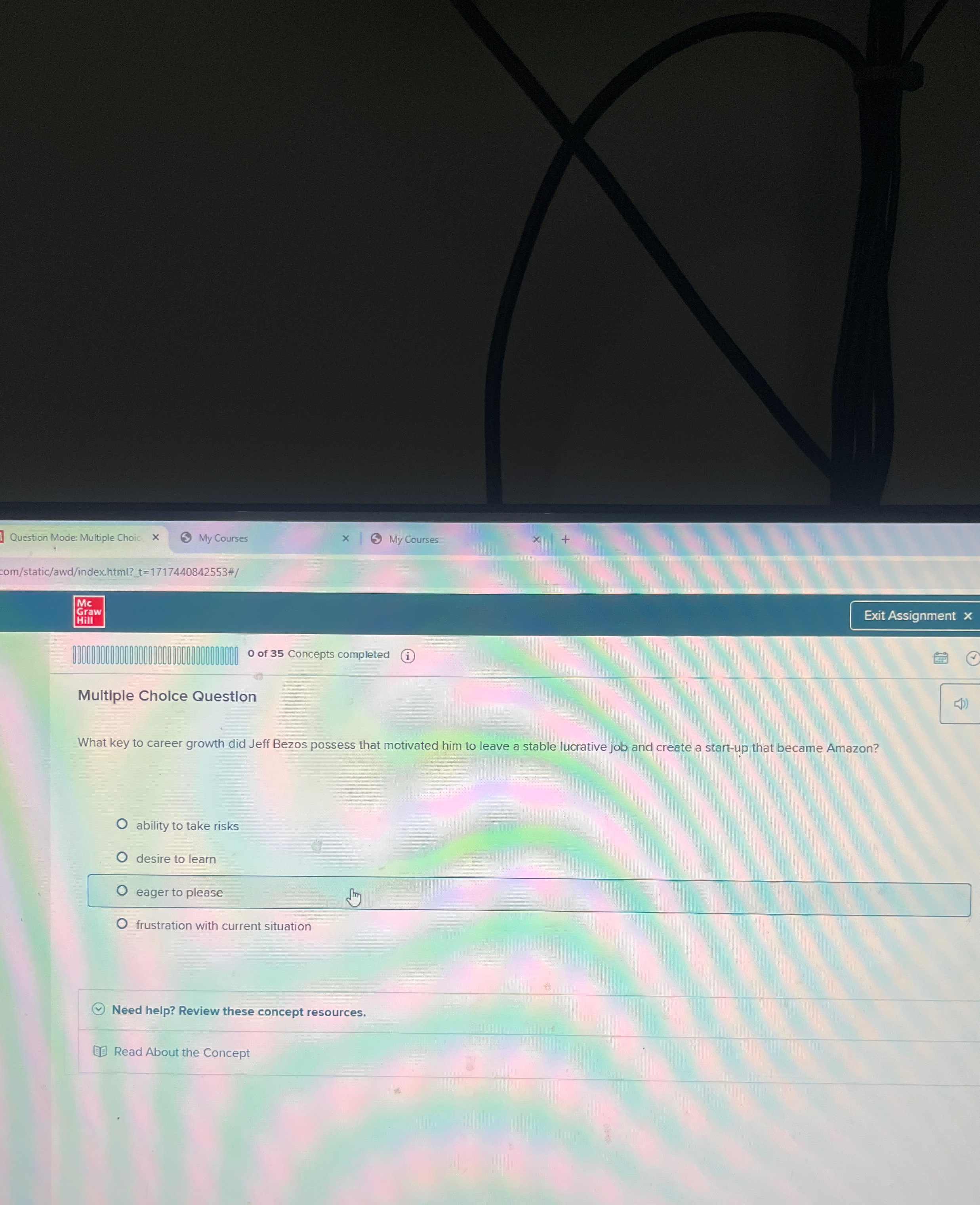  Question Mode: Multiple Choic My Courses My Courses com/static/awd/index.html?_t =1717440842553# Mc