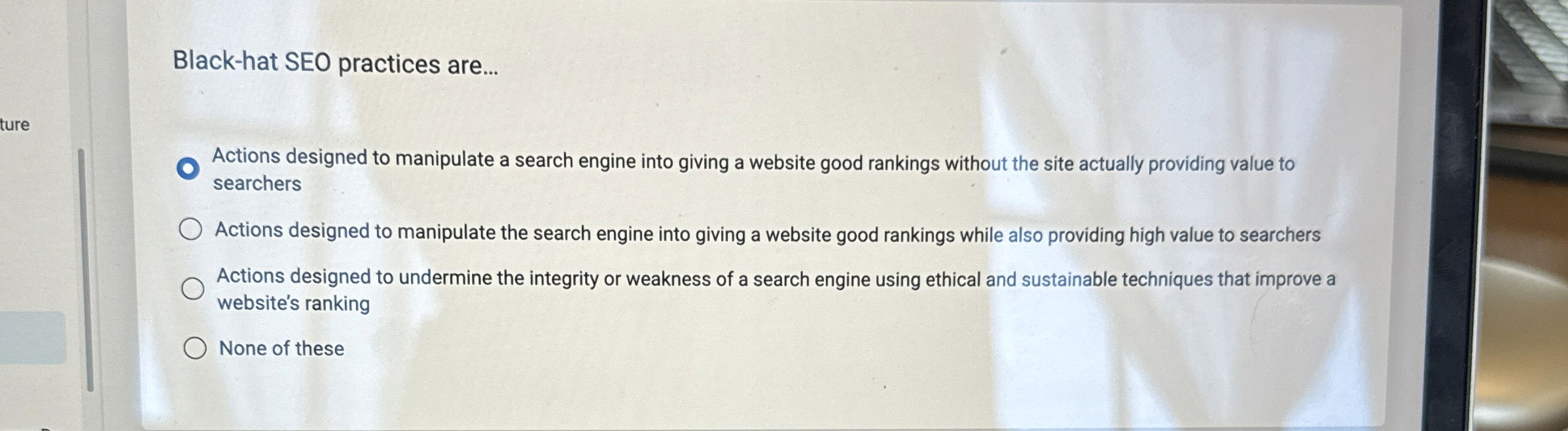  If your website ranks 1,9,98, and 112 for four different keywords,