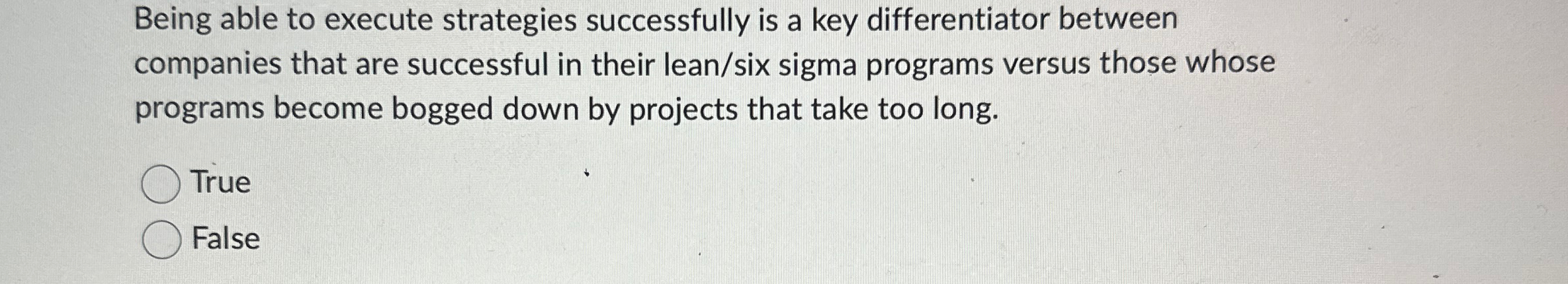  Being able to execute strategies successfully is a key differentiator between