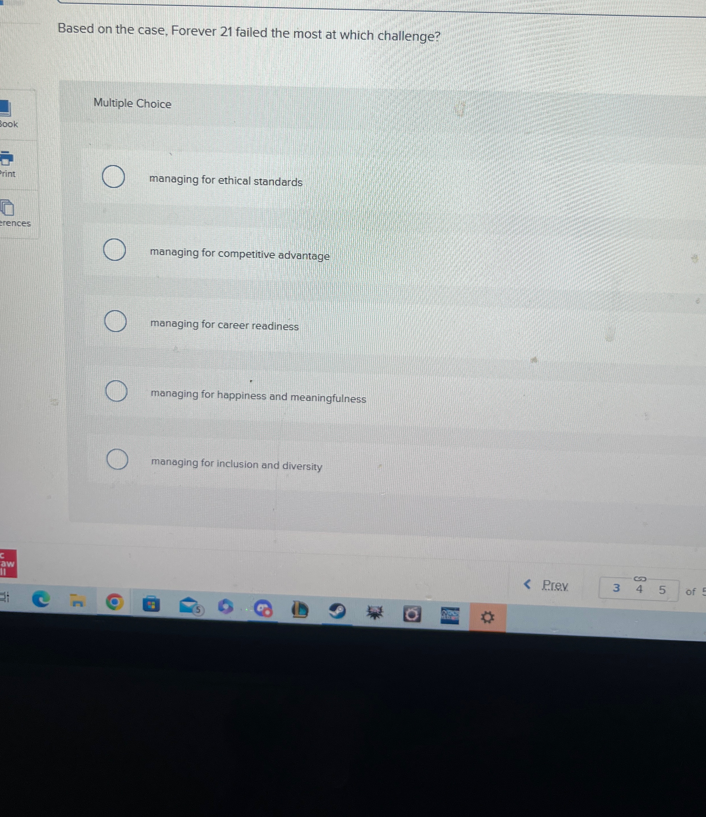  Based on the case, Forever 21 failed the most at which