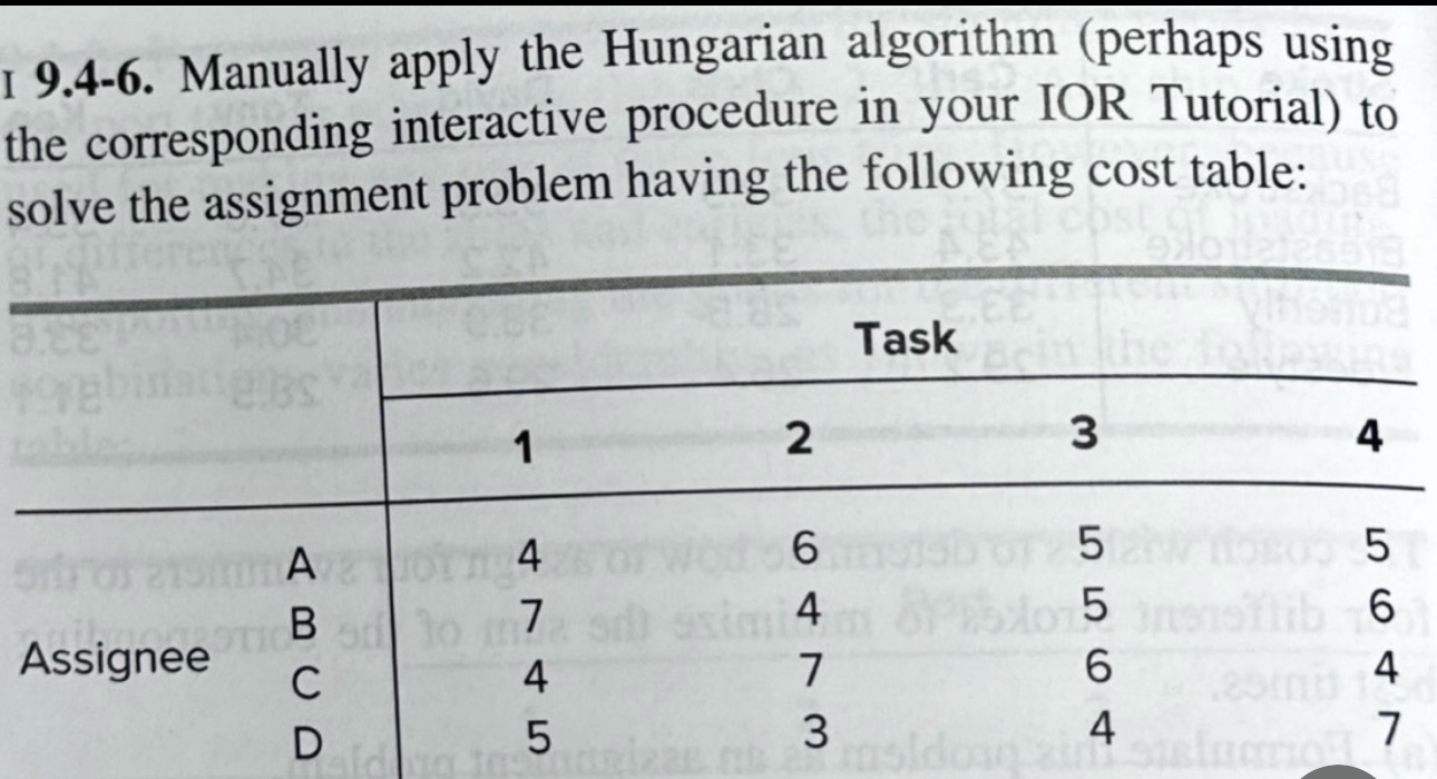  Help me with my operations research homework, please this is important