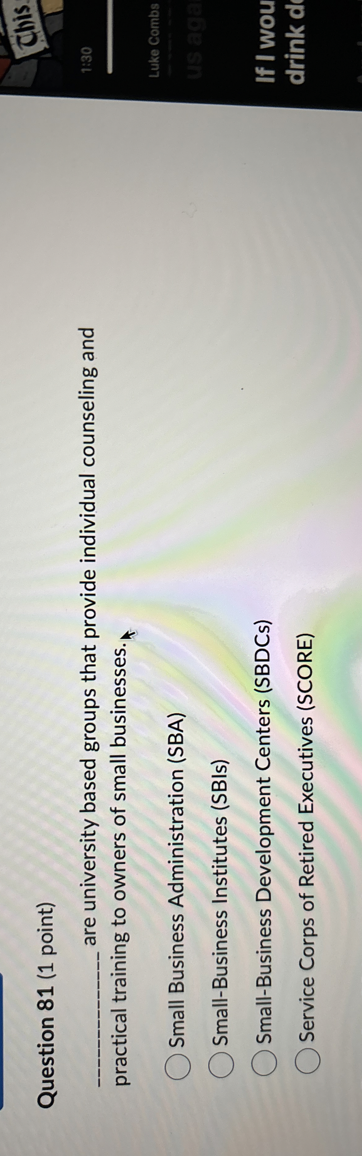  Question 81(1 point)q, are university based groups that provide individual counseling