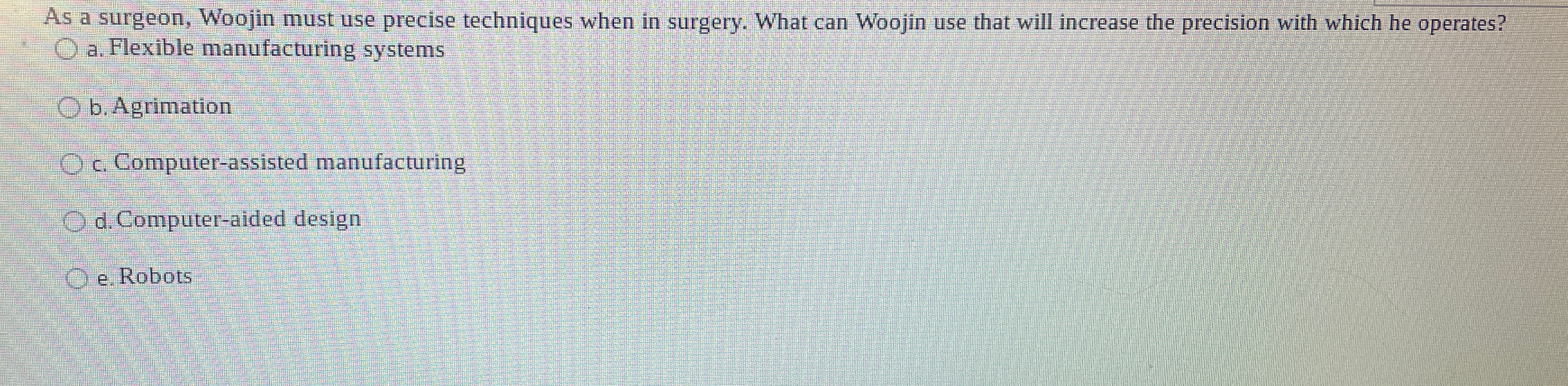  As a surgeon, Woojin must use precise techniques when in surgery.