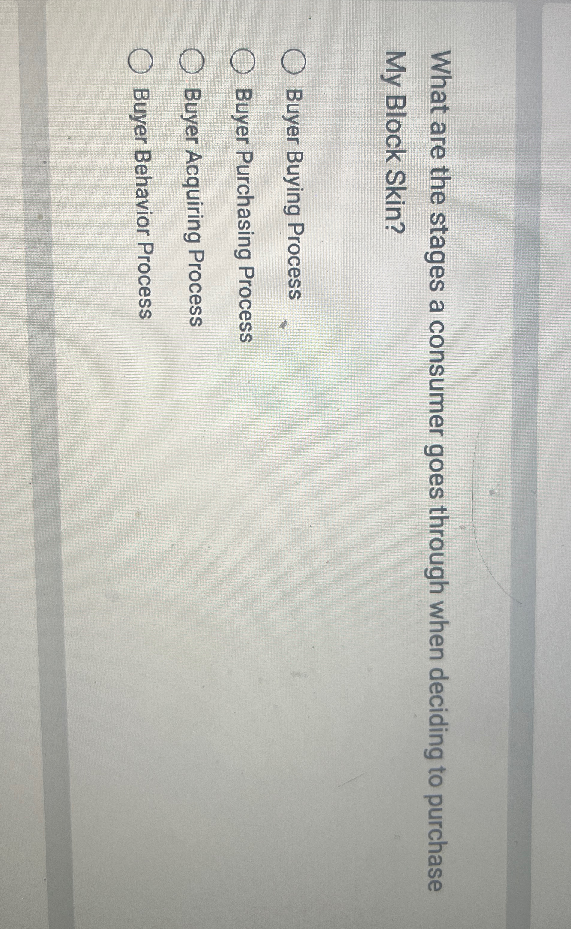  What are the stages a consumer goes through when deciding to