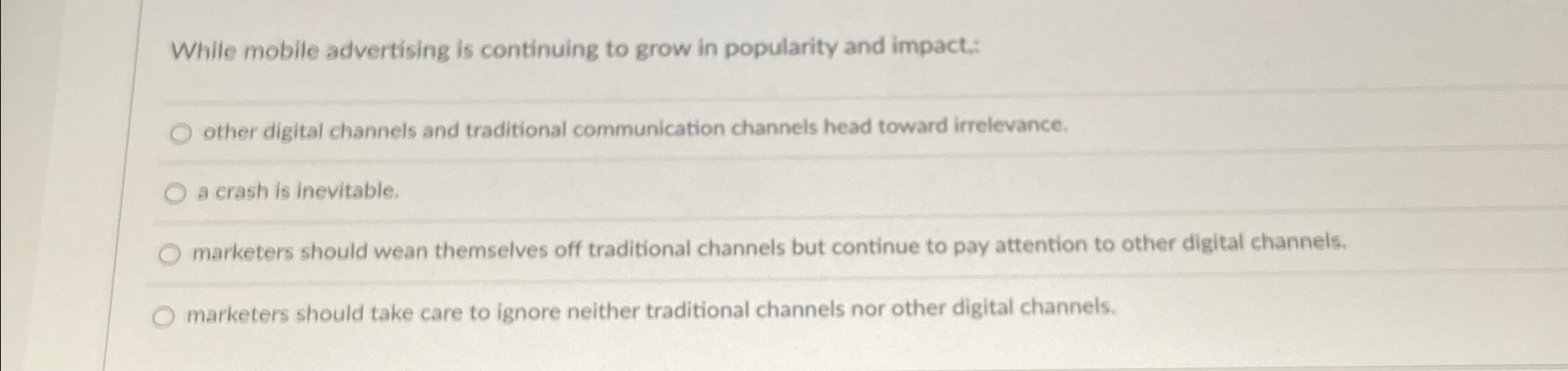  While mobile advertising is continuing to grow in popularity and impact::