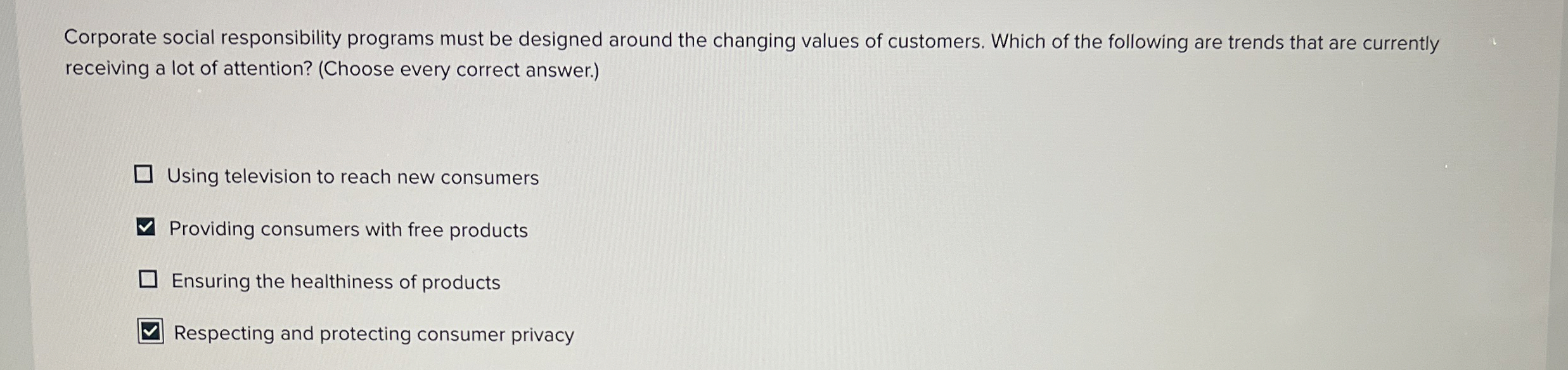  Corporate social responsibility programs must be designed around the changing values
