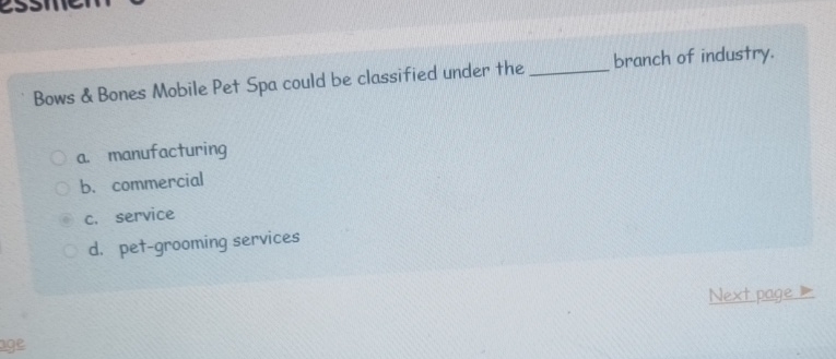  Bows & Bones Mobile Pet Spa could be classified under the