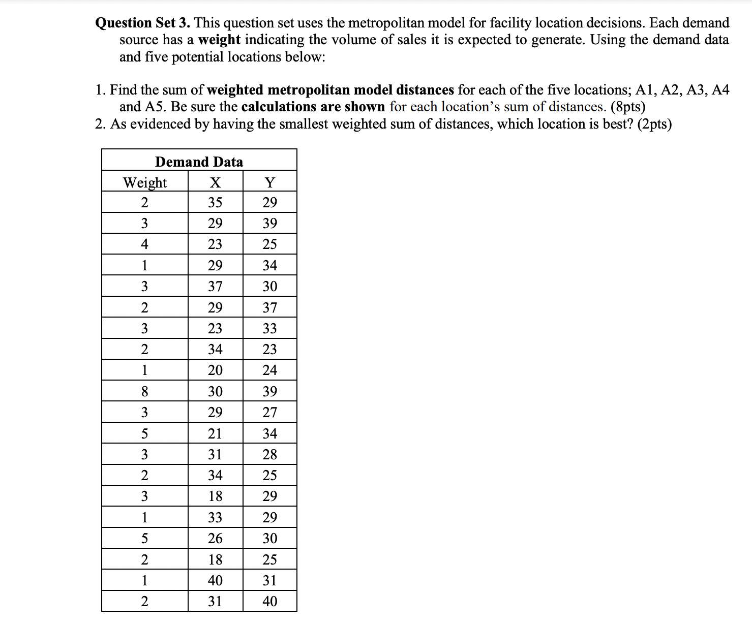  Please use Excel to solve it, and show me the formulas