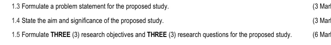  FORMATIVE ASSESSMENT 1 [100 MARKS] Study the information provided below and
