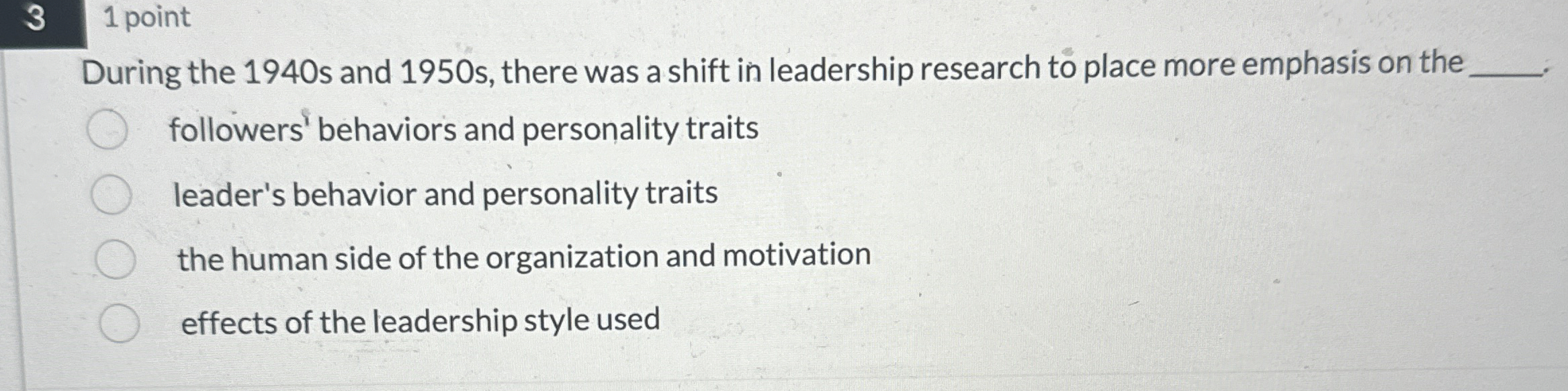  3,1 point During the 1940 s and 1950 s, there was