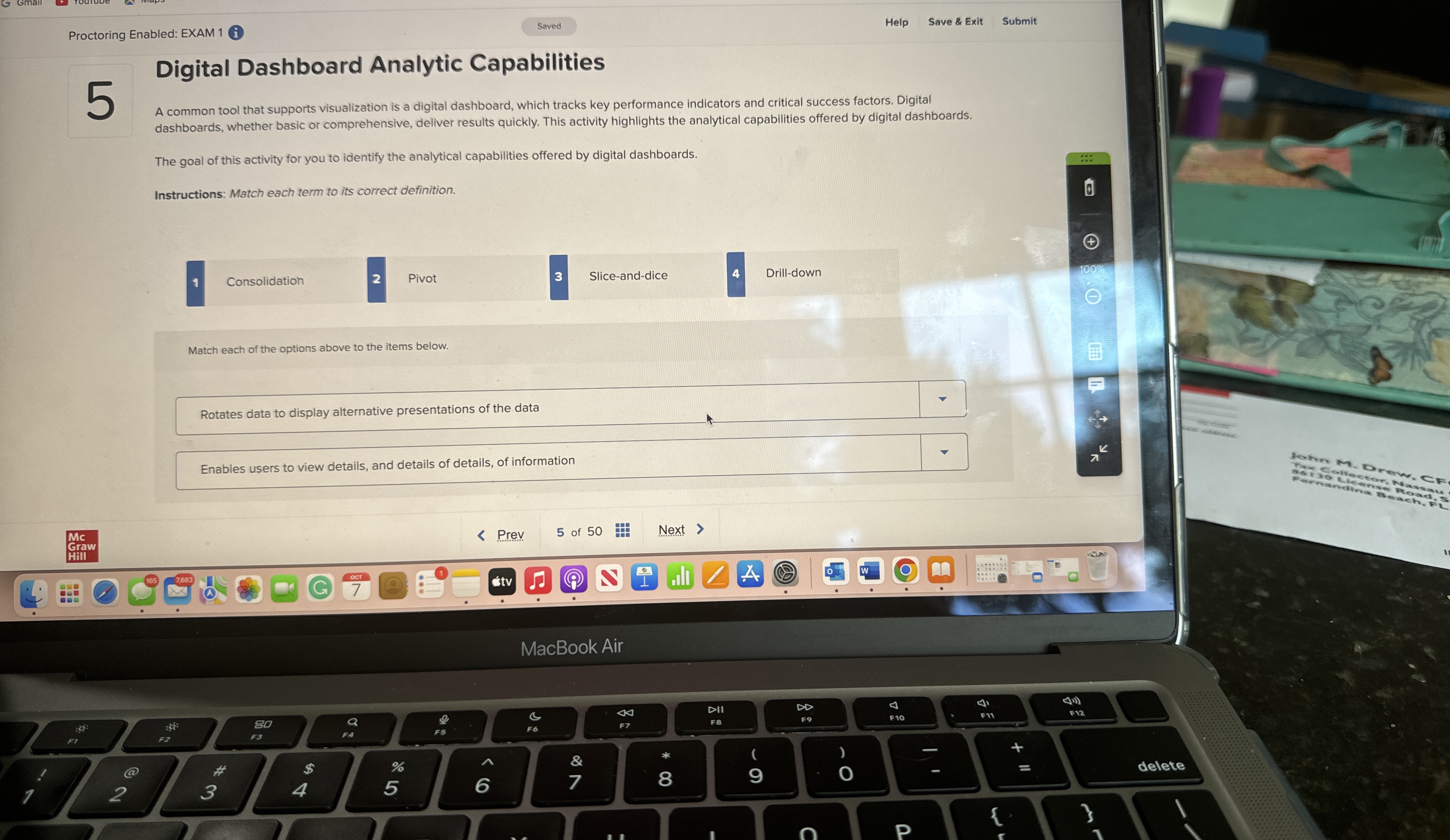  Digital Dashboard Analytic Capabilities A common tool that supports visualization is
