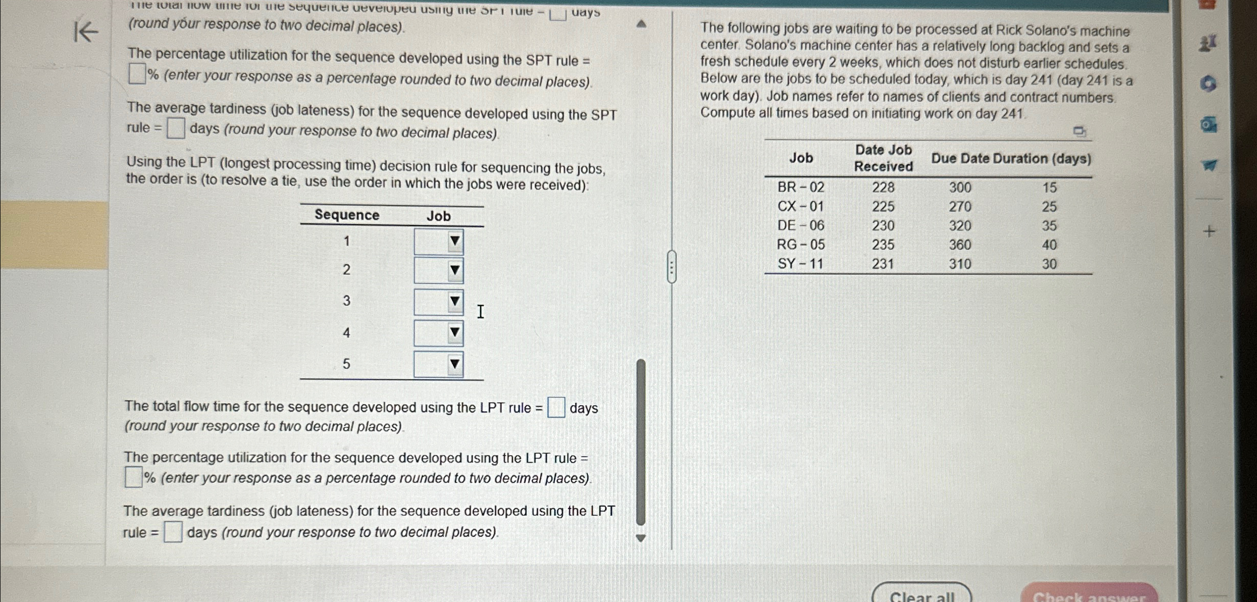  (round your response to two decimal places). The percentage utilization for