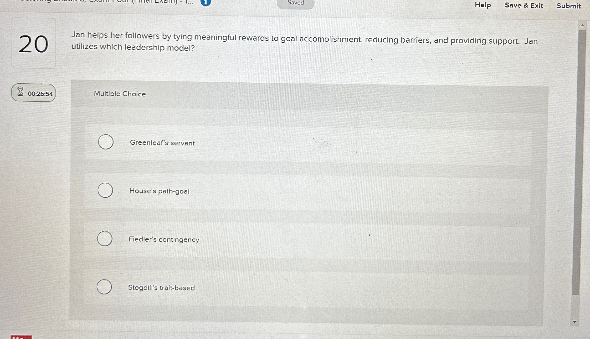  Saved Help Save & Exit Submit 20 Jan helps her followers