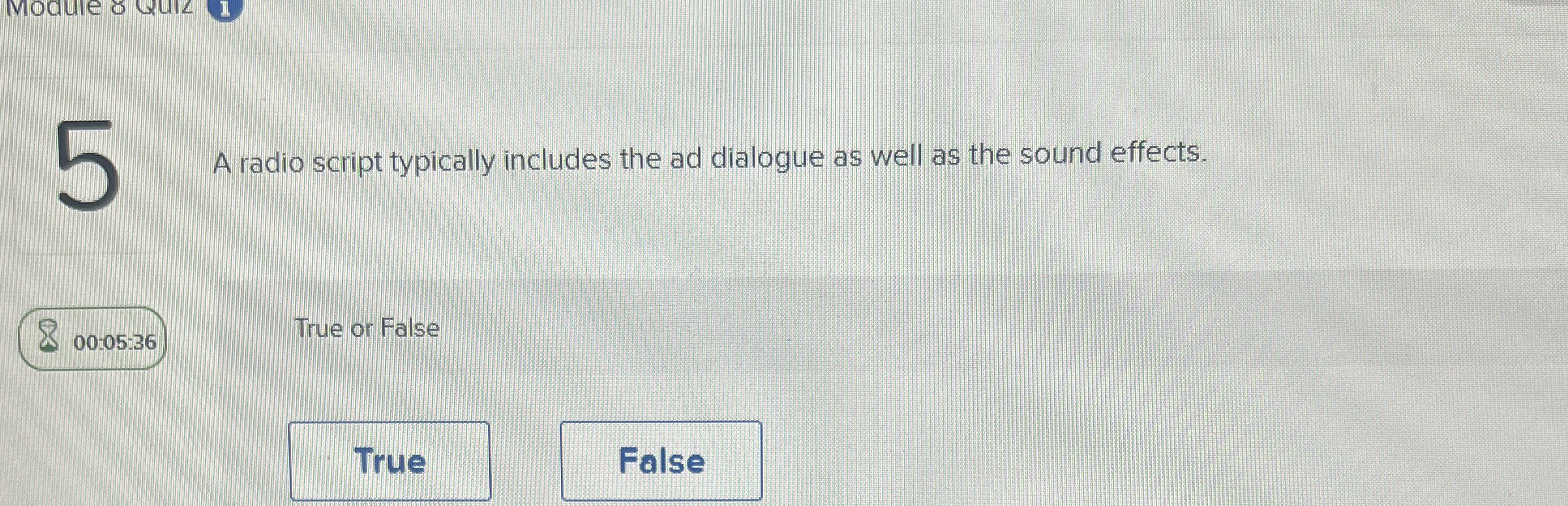  A radio script typically includes the ad dialogue as well as