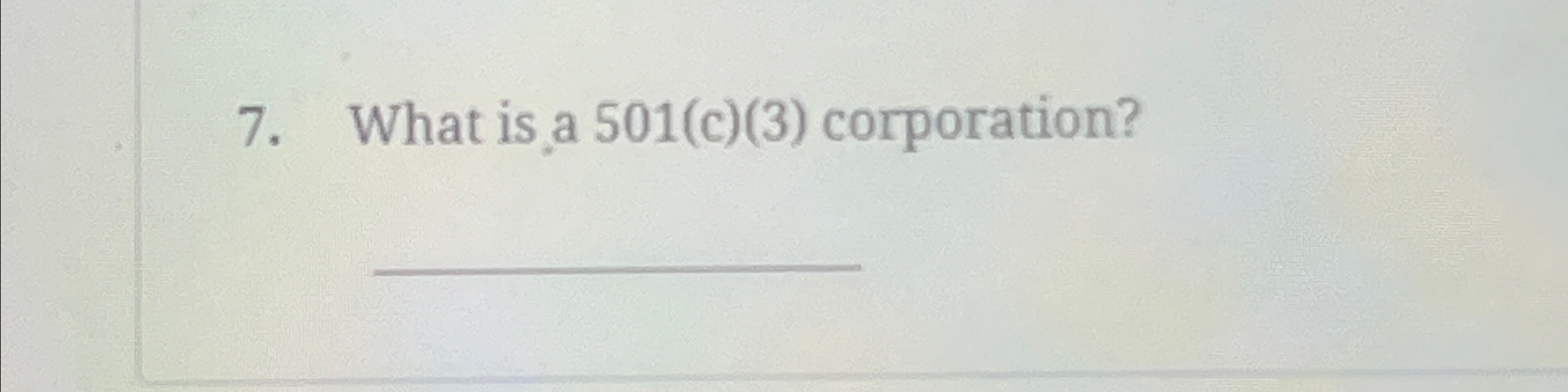  What is a 501(c)(3) corporation? 