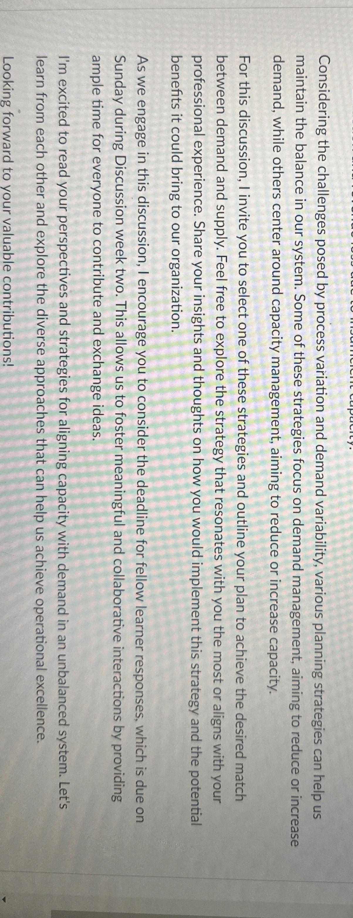  Considering the challenges posed by process variation and demand variability, various