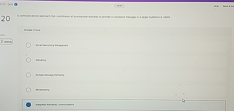  H12-Quz (i) Solv9 Help Save 8 Exr 20 A communications approach
