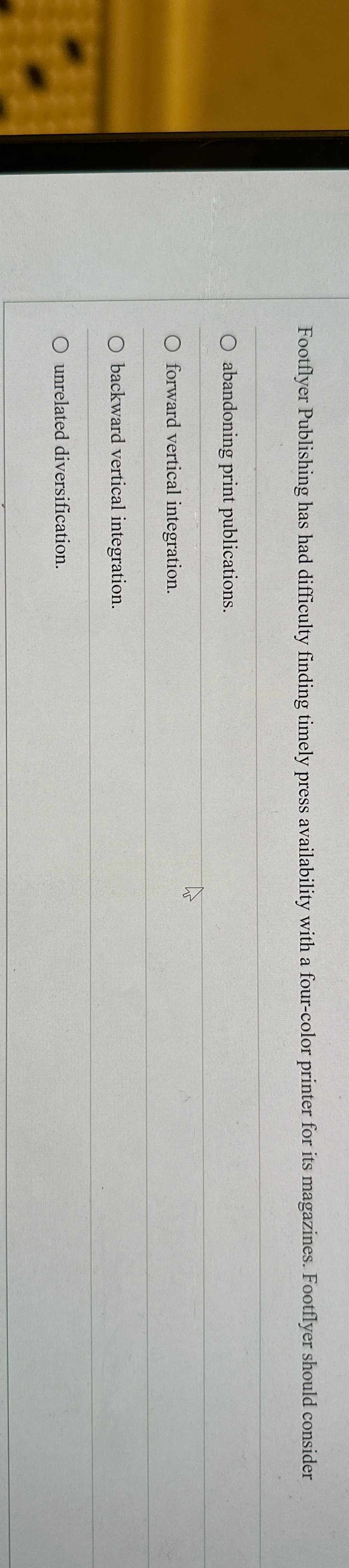  Footflyer Publishing has had difficulty finding timely press availability with a