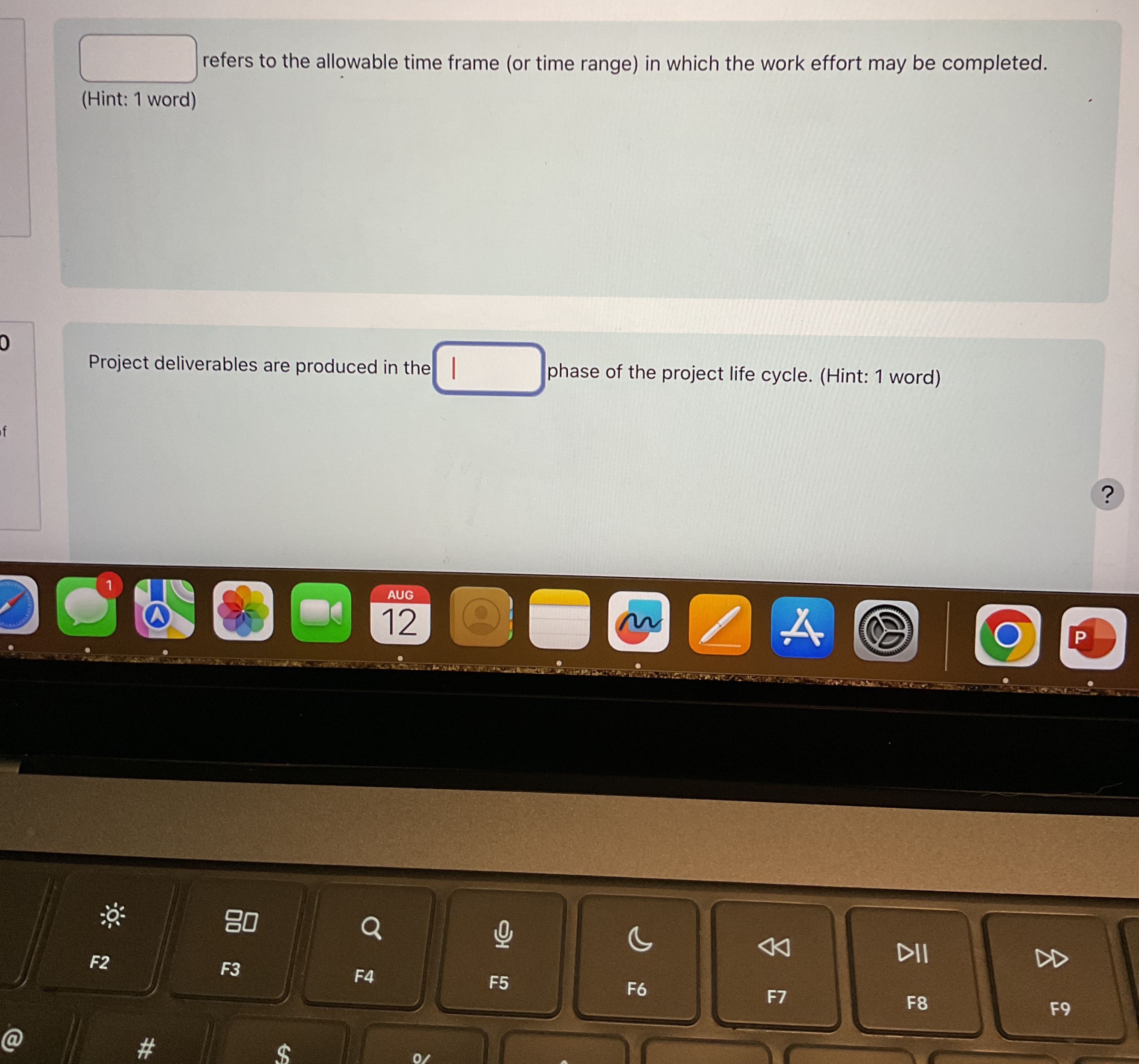  refers to the allowable time frame (or time range) in which