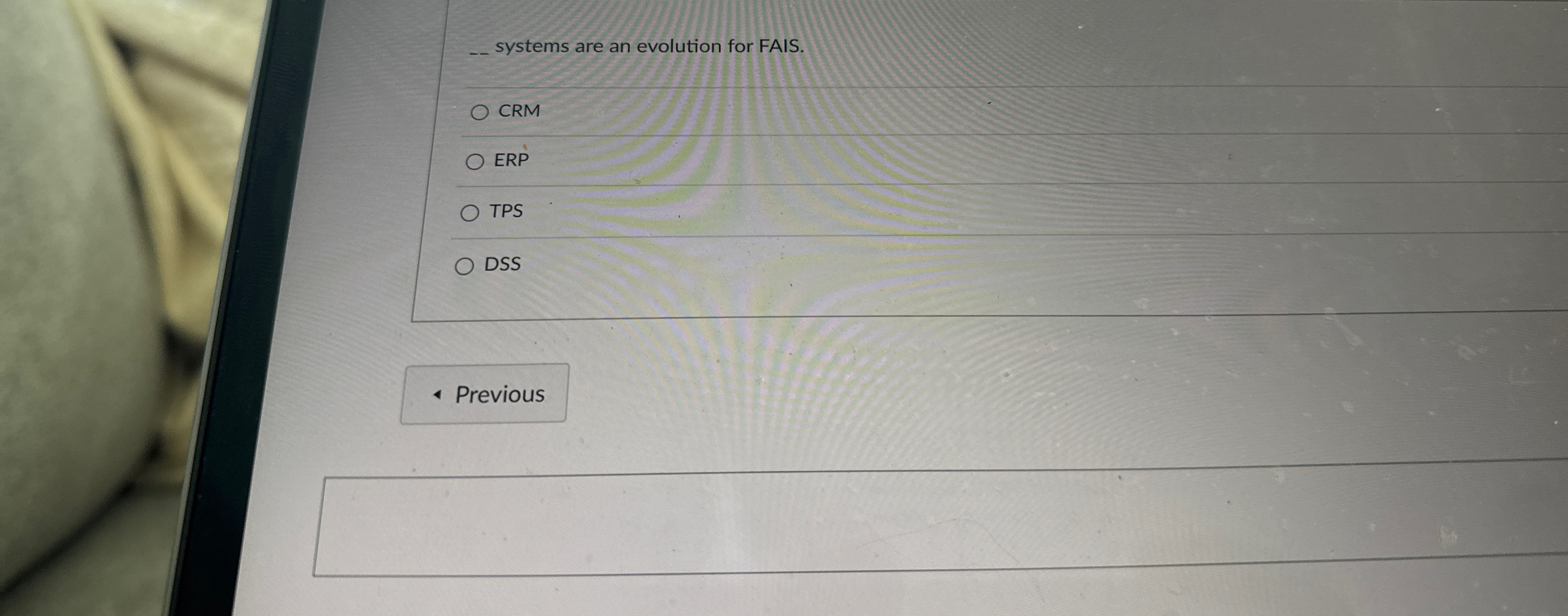  ._ systems are an evolution for FAIS. CRM ERP TPS DSS