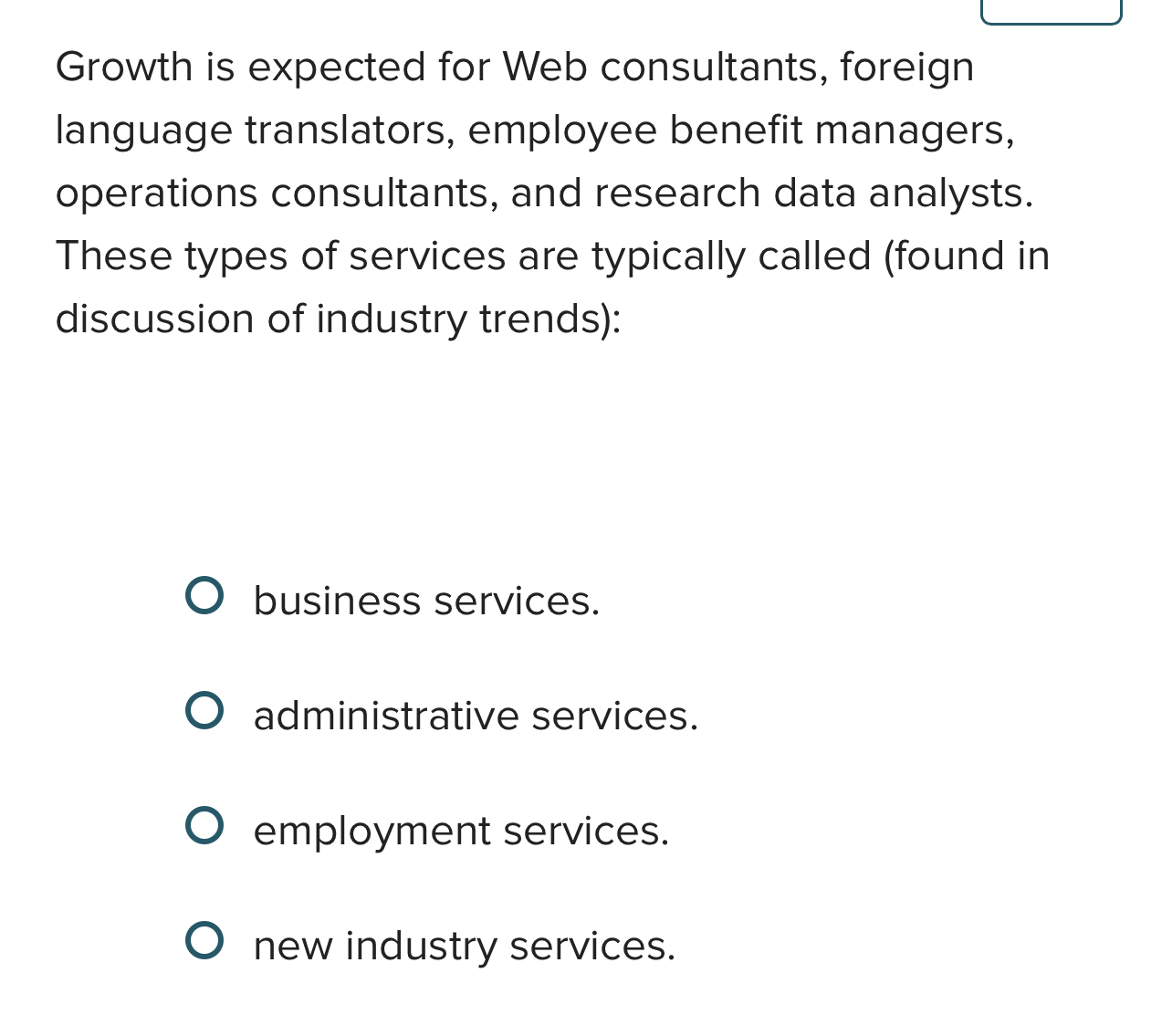  What does this mea Growth is expected for Web consultants, foreign
