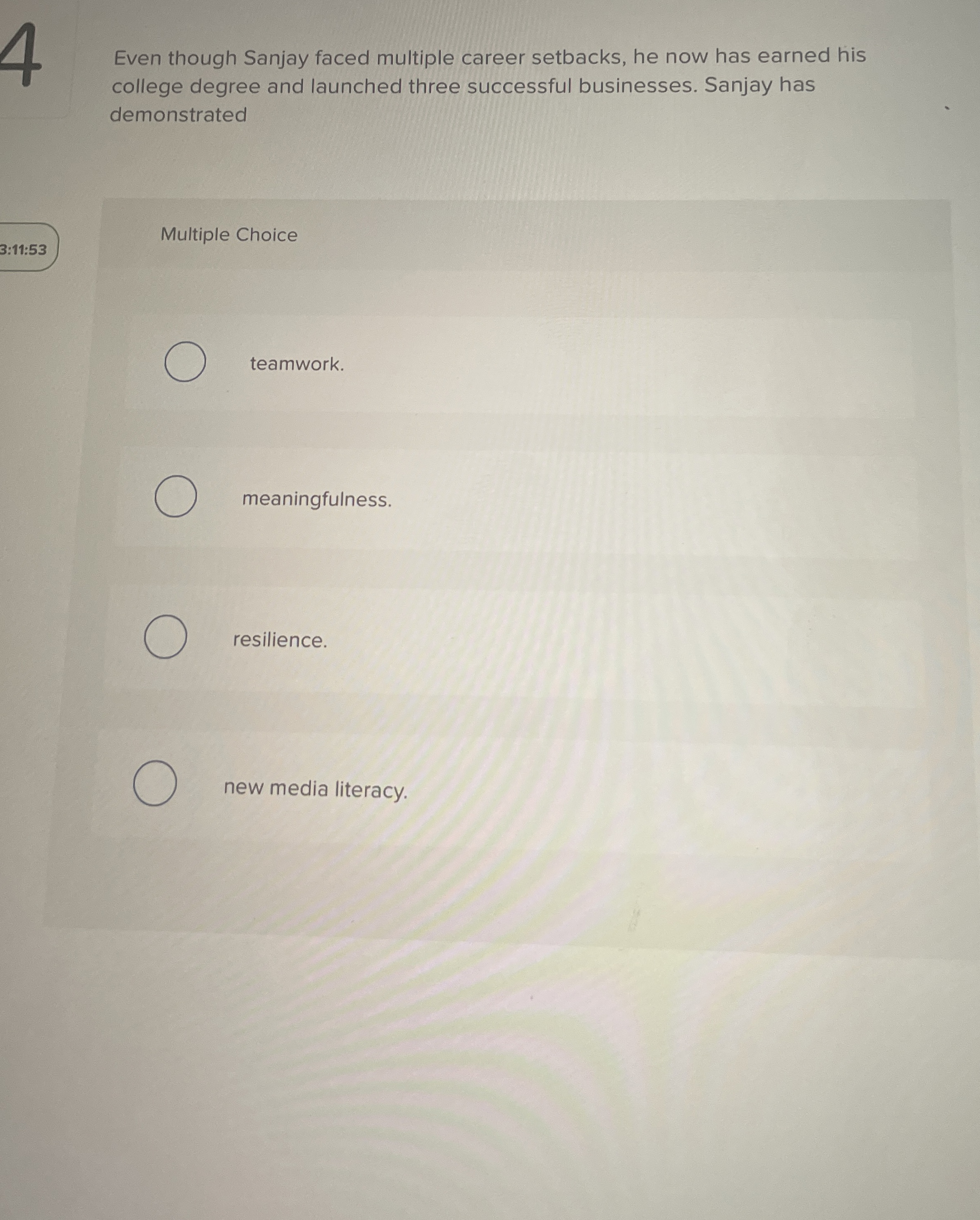  4 Even though Sanjay faced multiple career setbacks, he now has