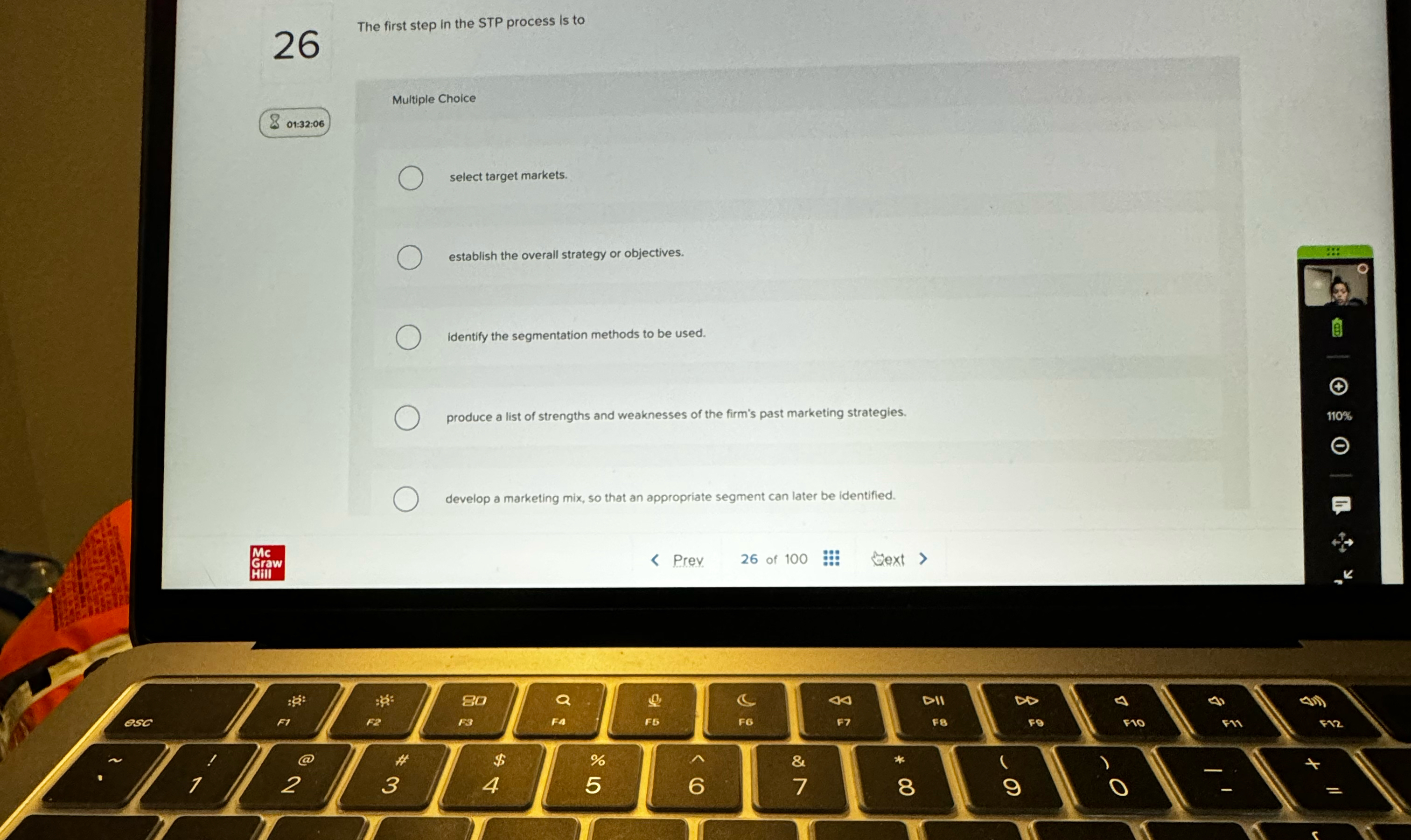  26 The first step in the STP process is to Multiple