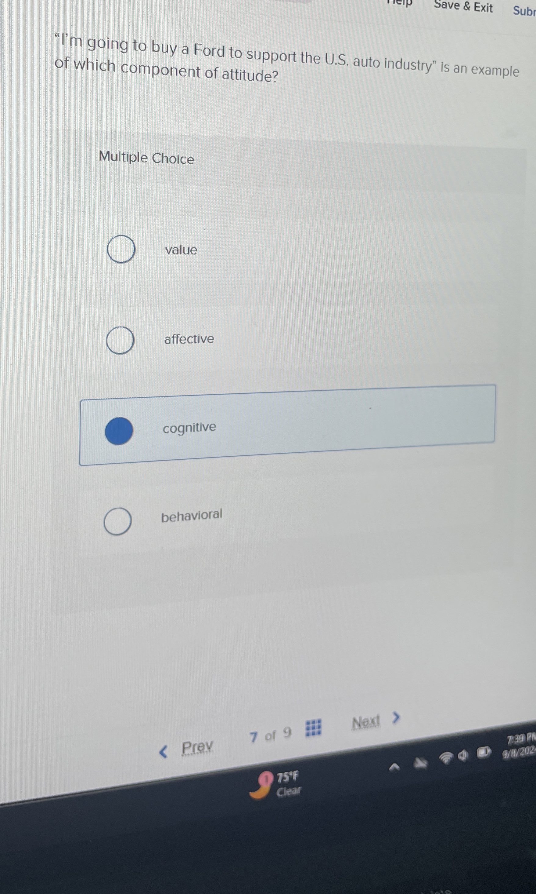  Save & Exit Subr "I'm going to buy a Ford to