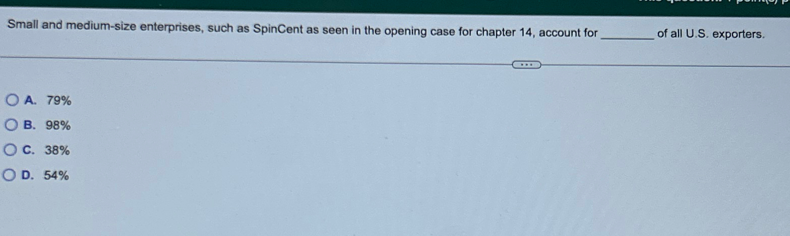  Small and medium-size enterprises, such as SpinCent as seen in the
