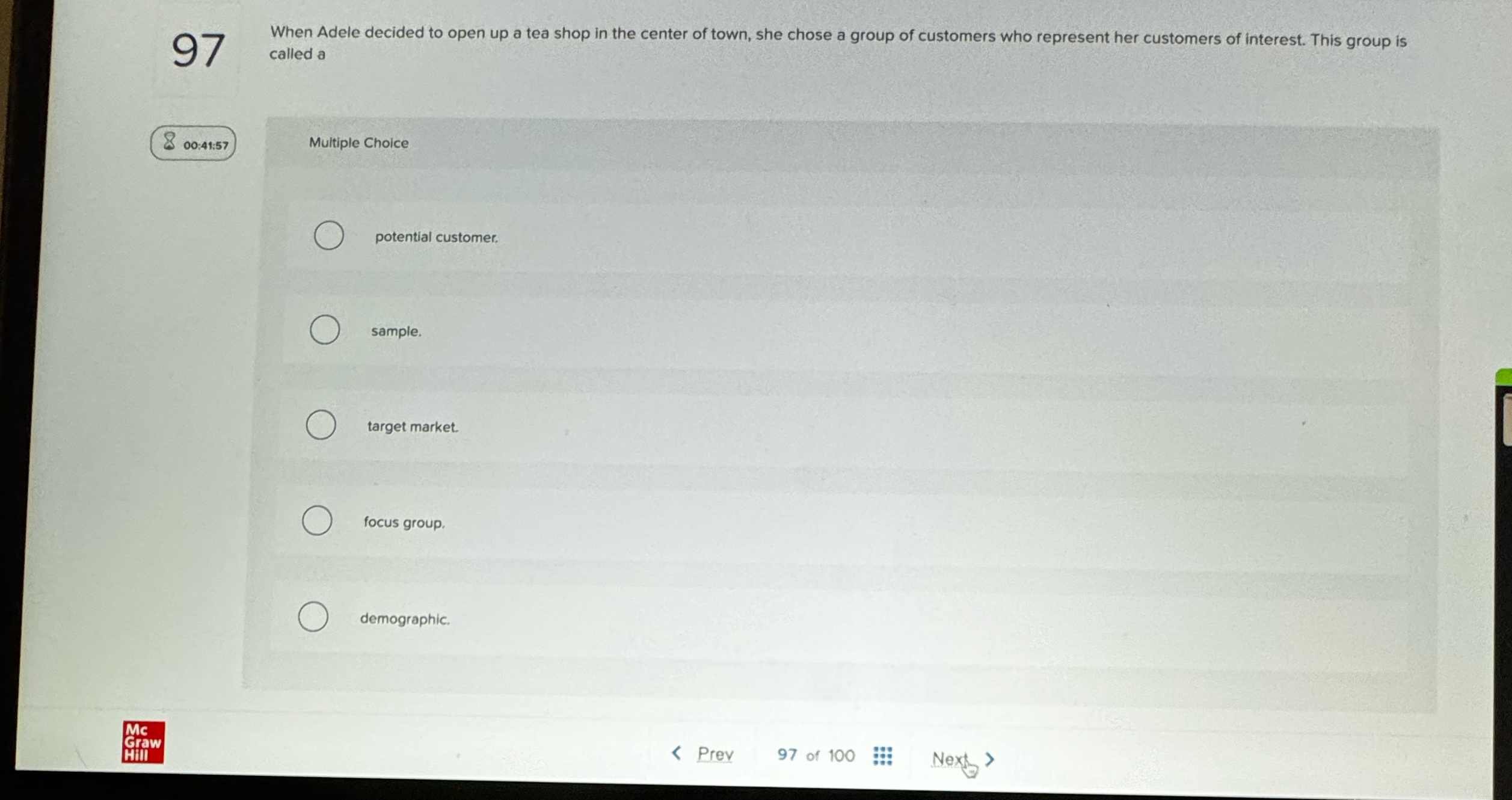  97 When Adele decided to open up a tea shop in