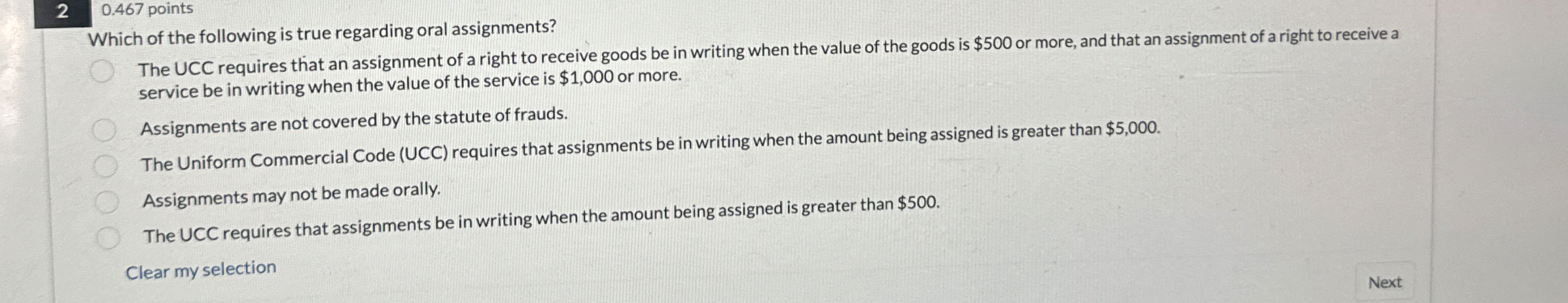  A contract that cannot be enforced by the courts is referred
