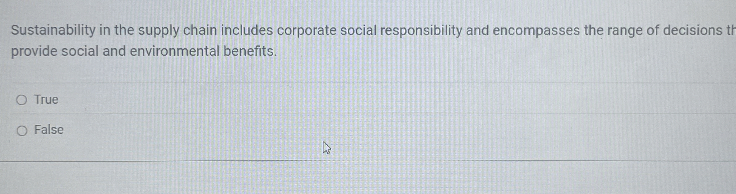  The objective a supply chain management is to be efficient and