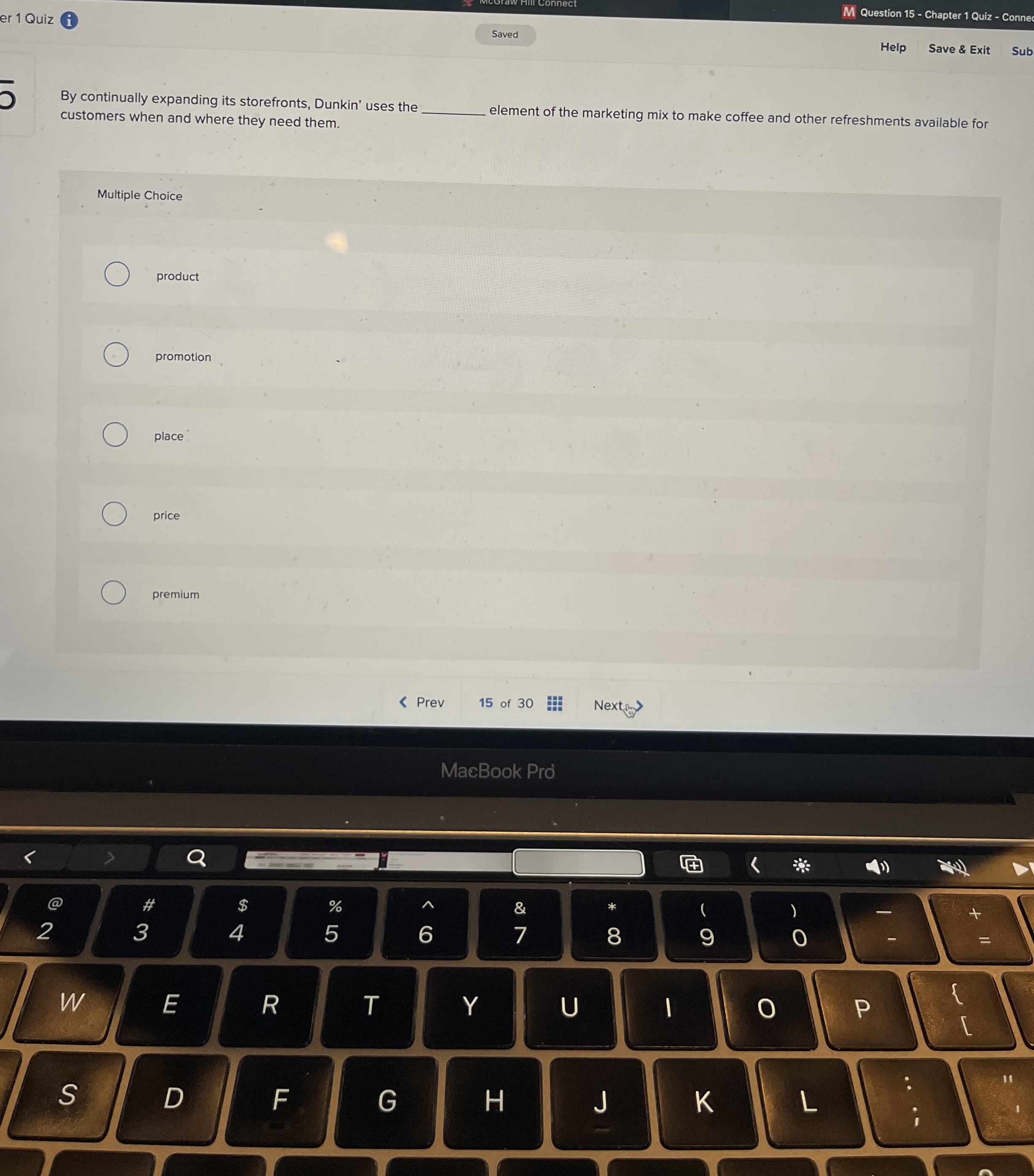  By continually expanding its storefronts, Dunkin' uses the customers when and