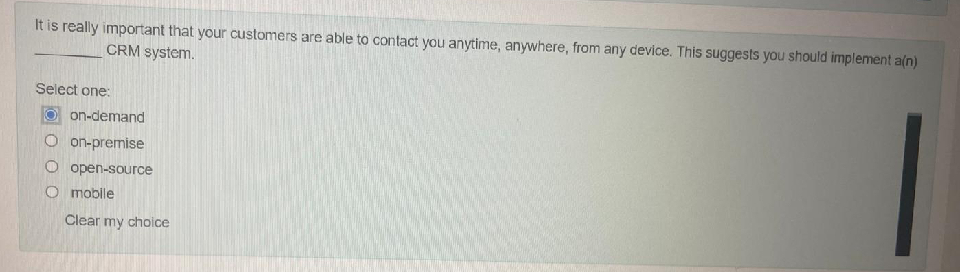  It is really important that your customers are able to contact