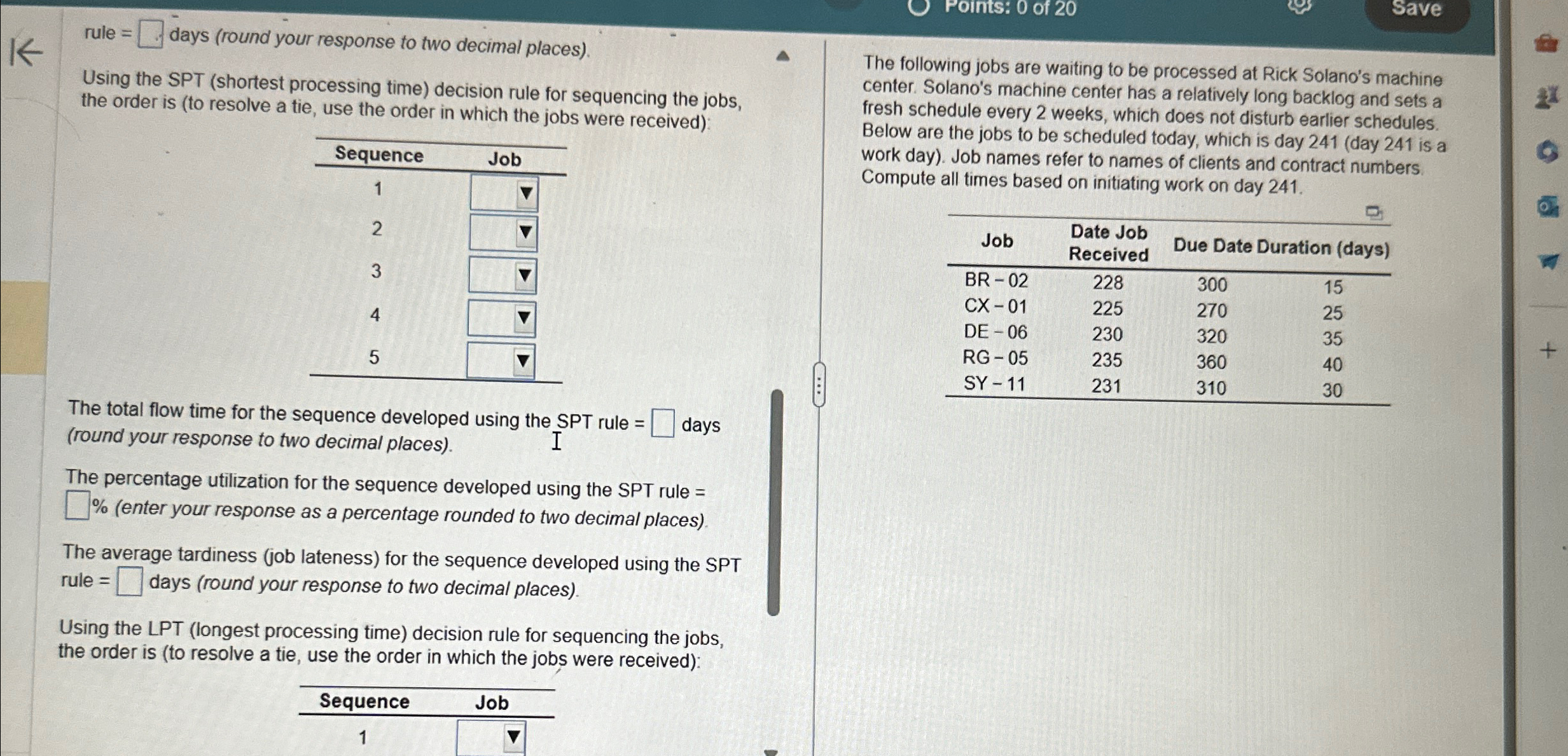  rule = days (round your response to two decimal places). Using