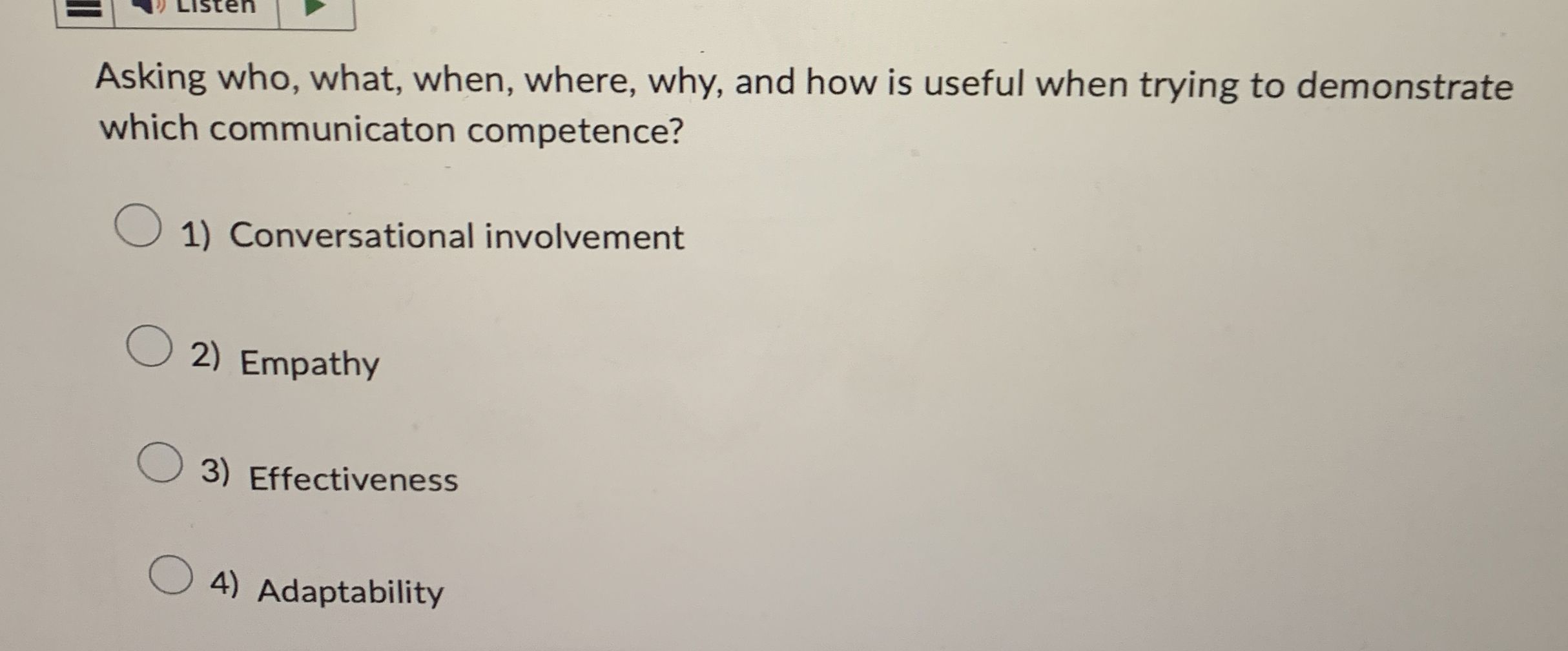  Asking who, what, when, where, why, and how is useful when