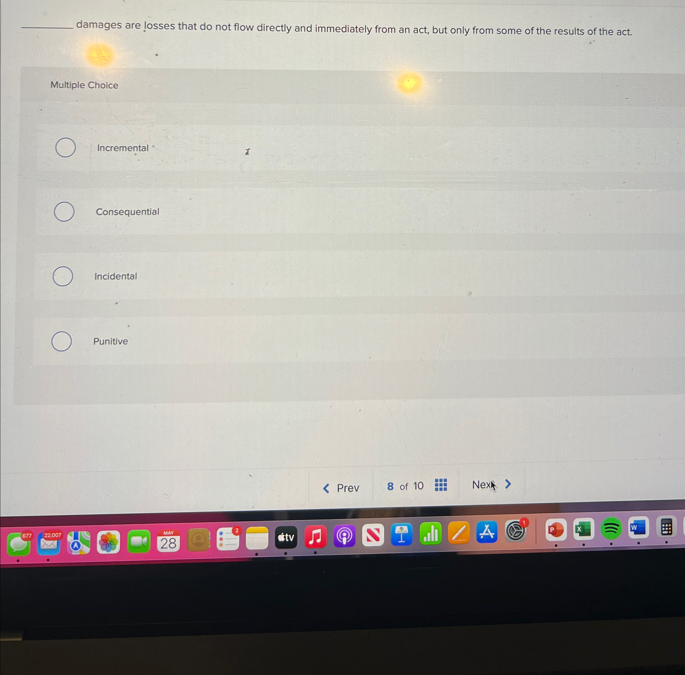  damages are !osses that do not flow directly and immediately from