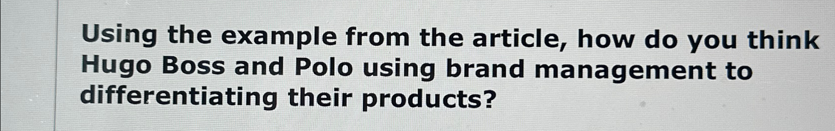  Using the example from the article, how do you think Hugo